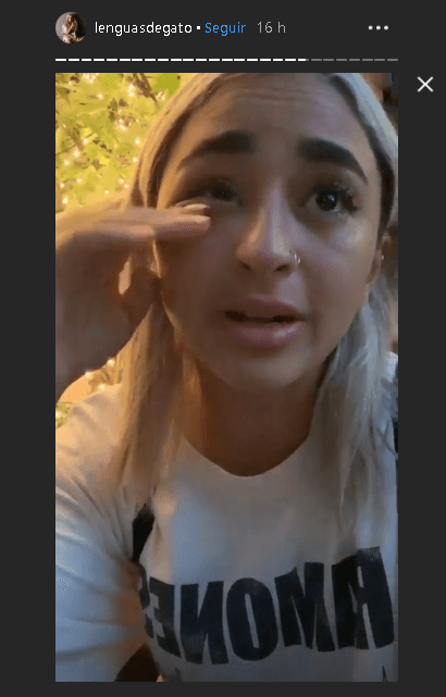 En sus historias de Instagram, Cinthya publicó el martes 16 de julio dos pequeños videos en los que dice dudar de la 
<b>"veracidad de todo esto"</b> y pidió que la dejen de etiquetar en publicaciones sobre el tema.