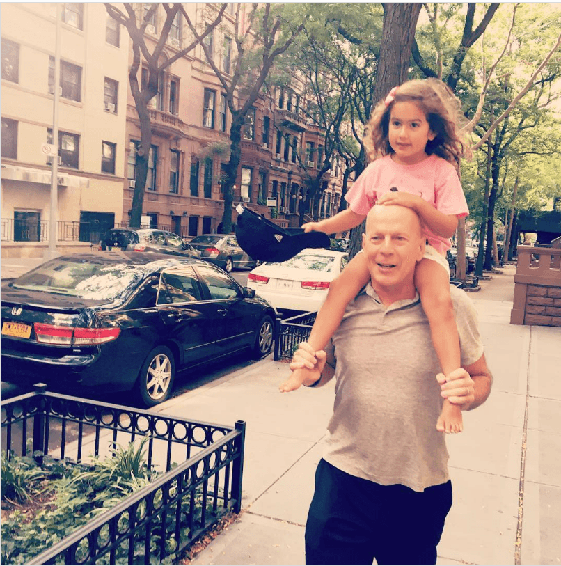 Bruce Willis y su hija Mabel