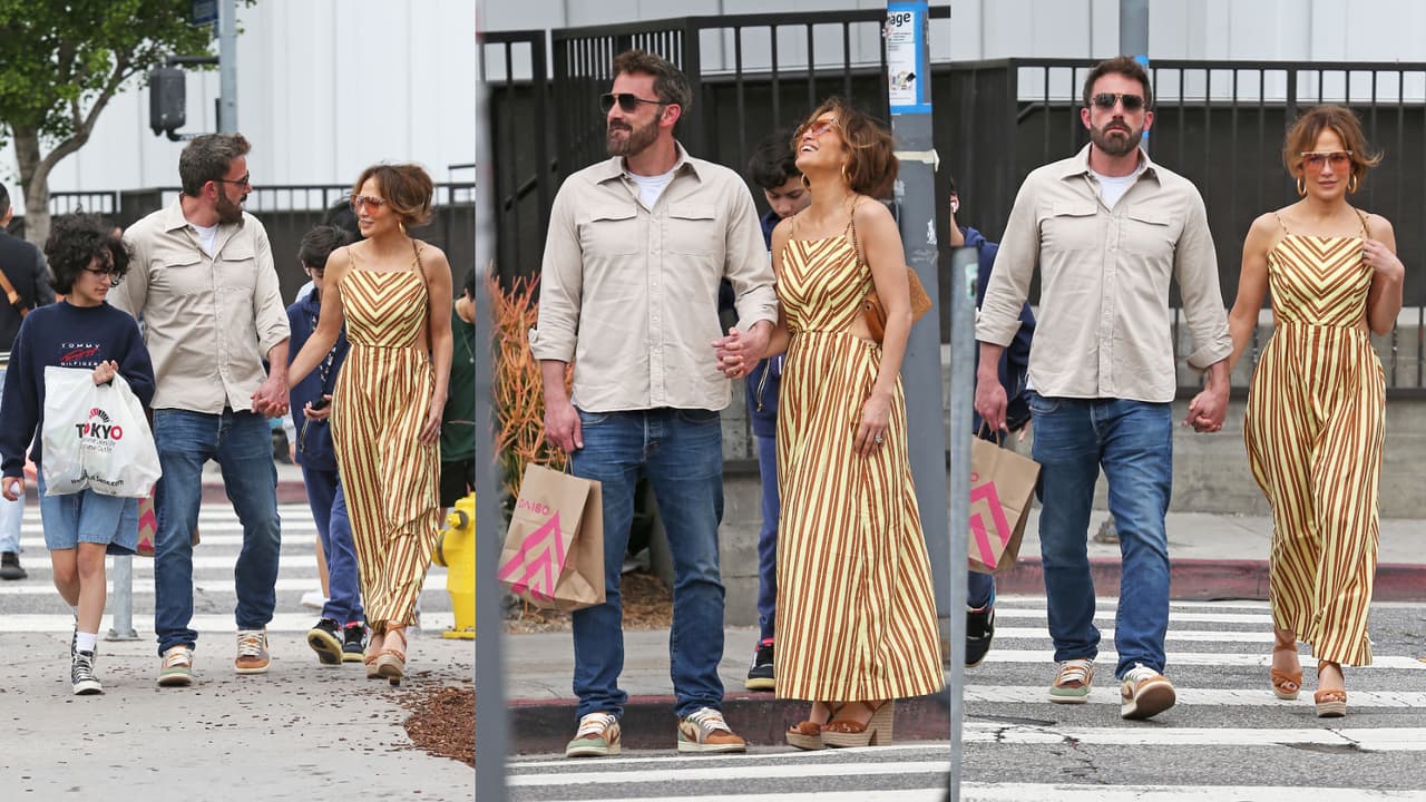 JLo parecía estar derrochando felicidad al lado de su marido, echando por la borda los rumores de una supuesta crisis entre ellos.