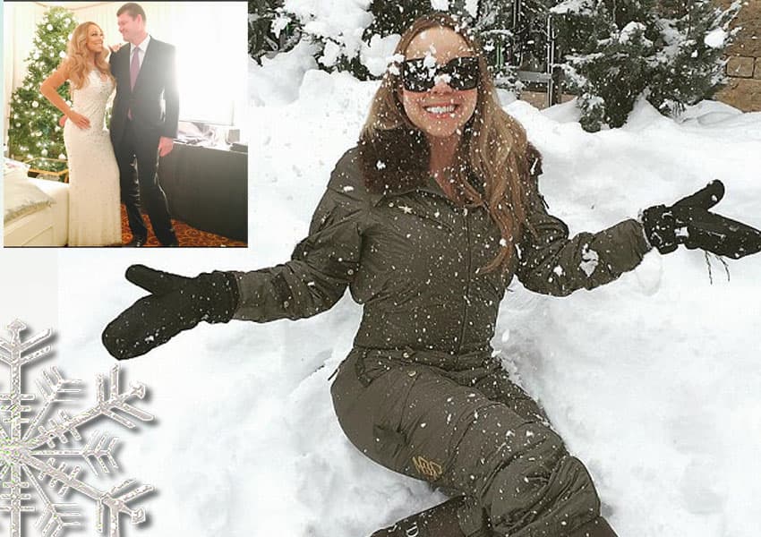 Mariah Carey está feliz de la vida y enamorada de su novio millonario, quien la tiene súper consentida.