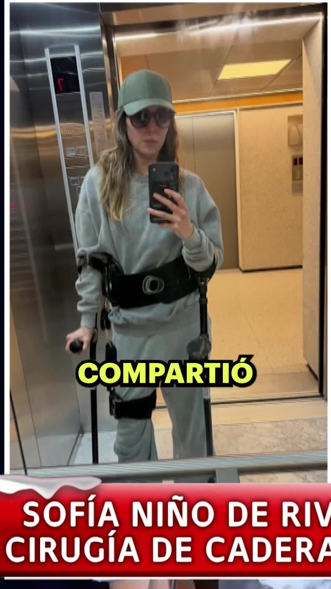 Sofía Niño de Rivera se sometió a una cirugía