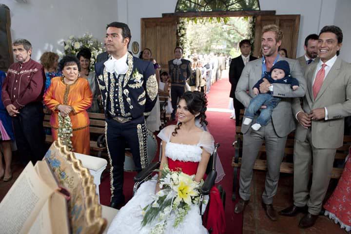 Con él llegó al altar por primera vez en el 2010.