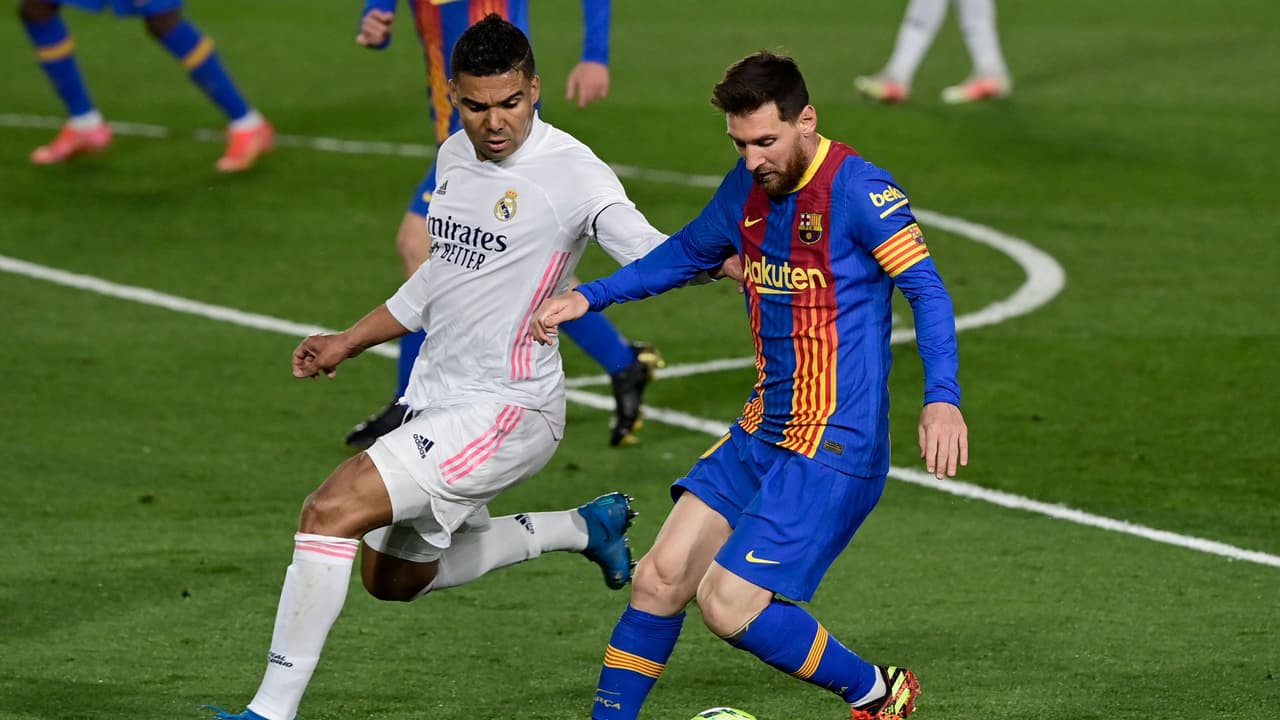 Casemiro reconoce que Messi “es una gran pérdida” para el Clásico