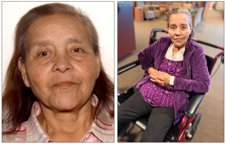 Rosa Elia Escobedo, de 72 años, fue vista por última vez este martes cerca de las 8 am en su casa, en Hosch Valley Road, en Buford.