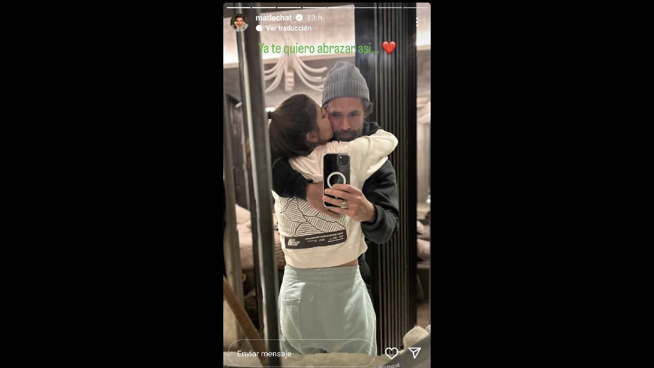 Matías Novoa revela que ya quiere abrazar a Michelle Renaud