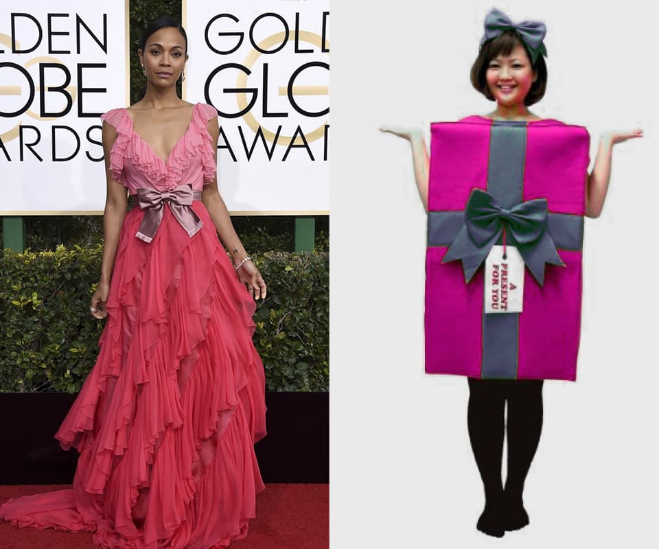 Zoe Saldana de Gucci.