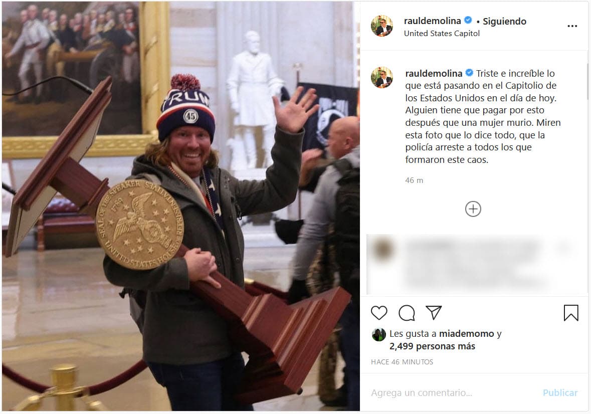 Además, pidió justicia para la mujer que murió al recibir un impacto de bala.