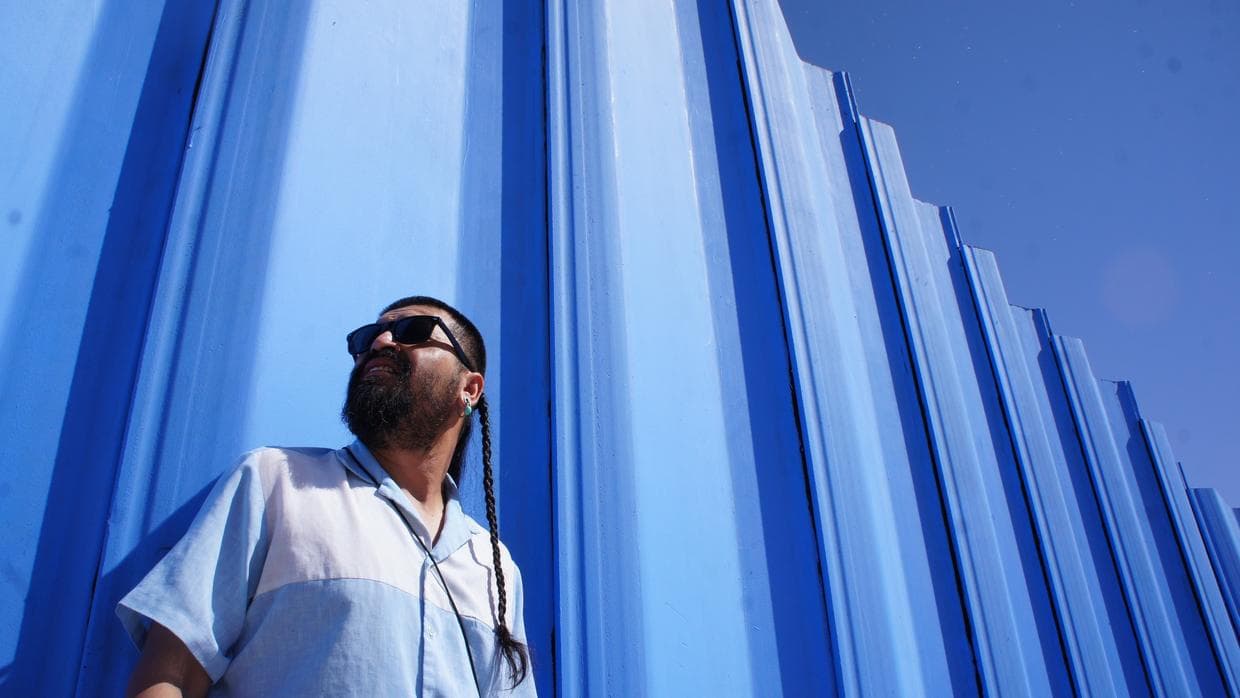 The stretch of the U.S.-Mexico border that disappears every day