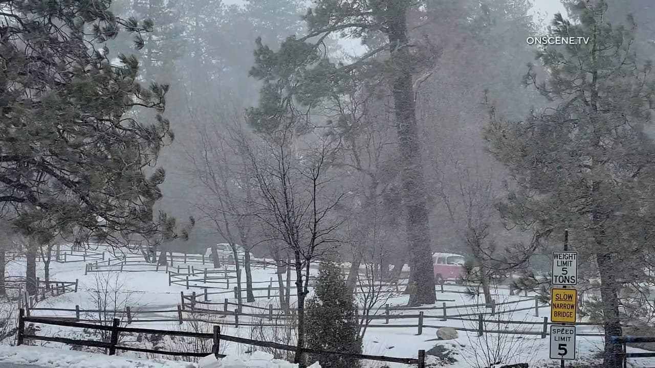 Los niveles de nieve caerán de 3,500-4,000 pies el martes y hasta los 2,000 pies el miércoles por la mañana.