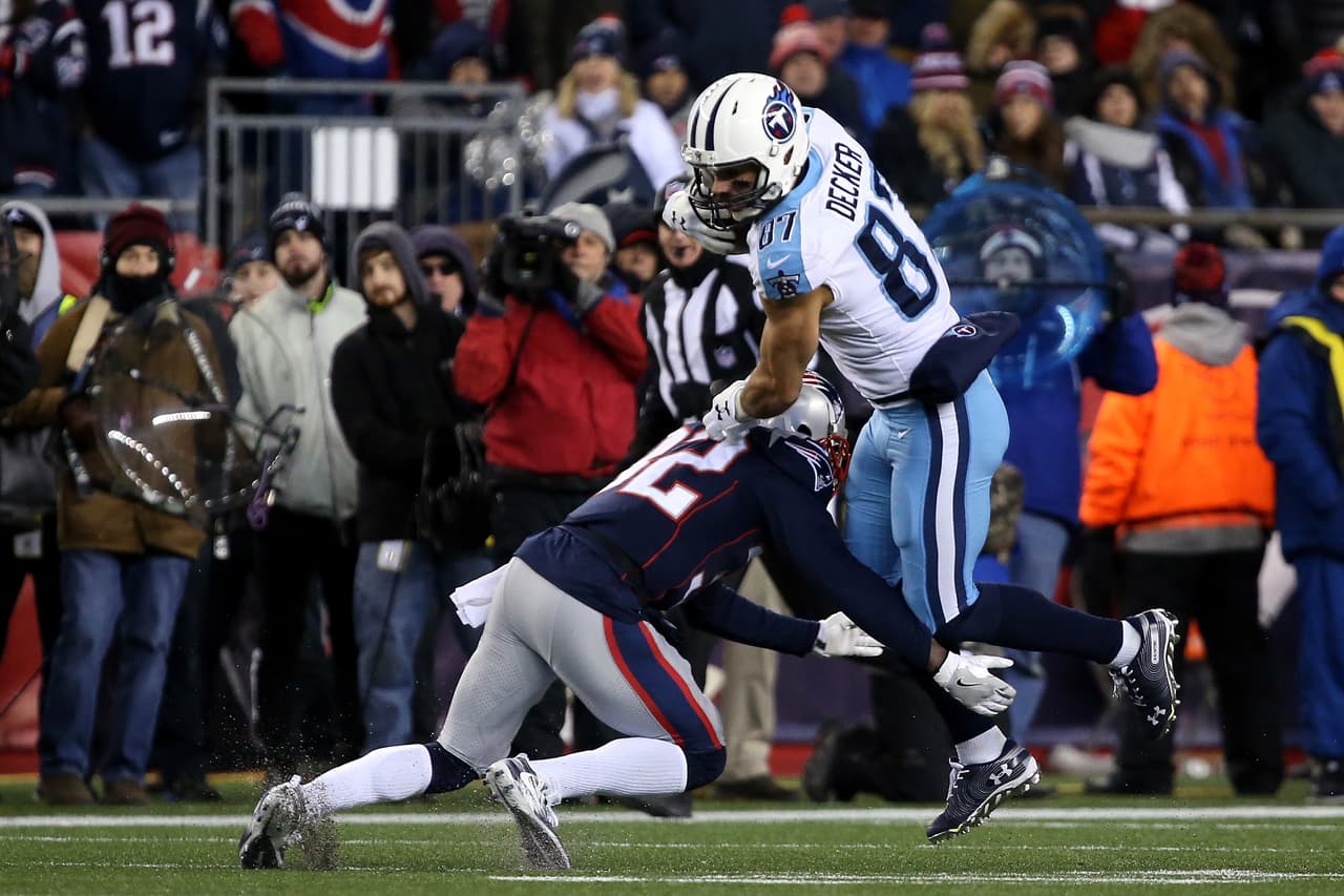 Eric Decker, el elegido para 'suplir' a Julian Edelman en los Patriots 