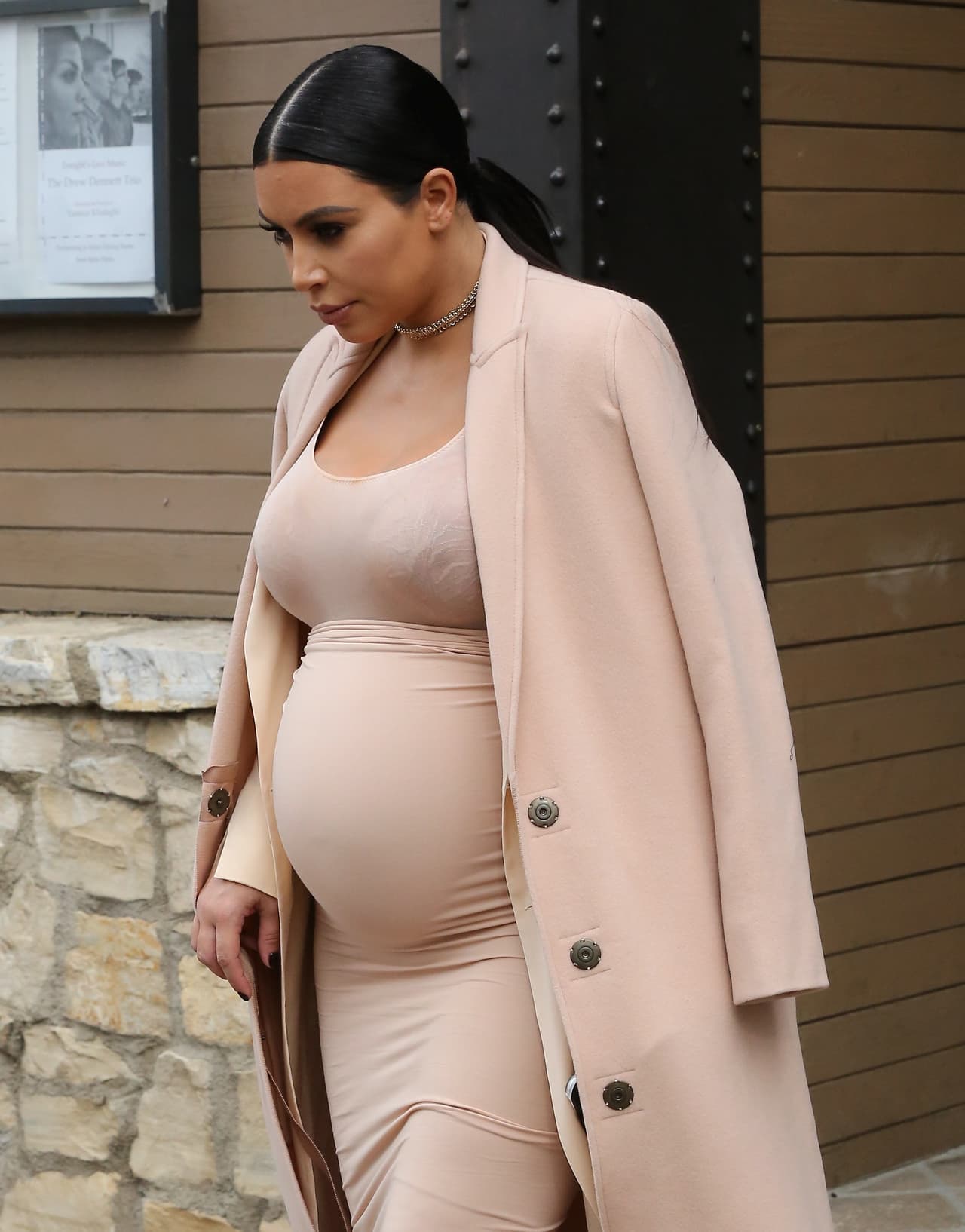 Aunque hace unos días sí asistió al 'baby shower' de su hermana Kim.