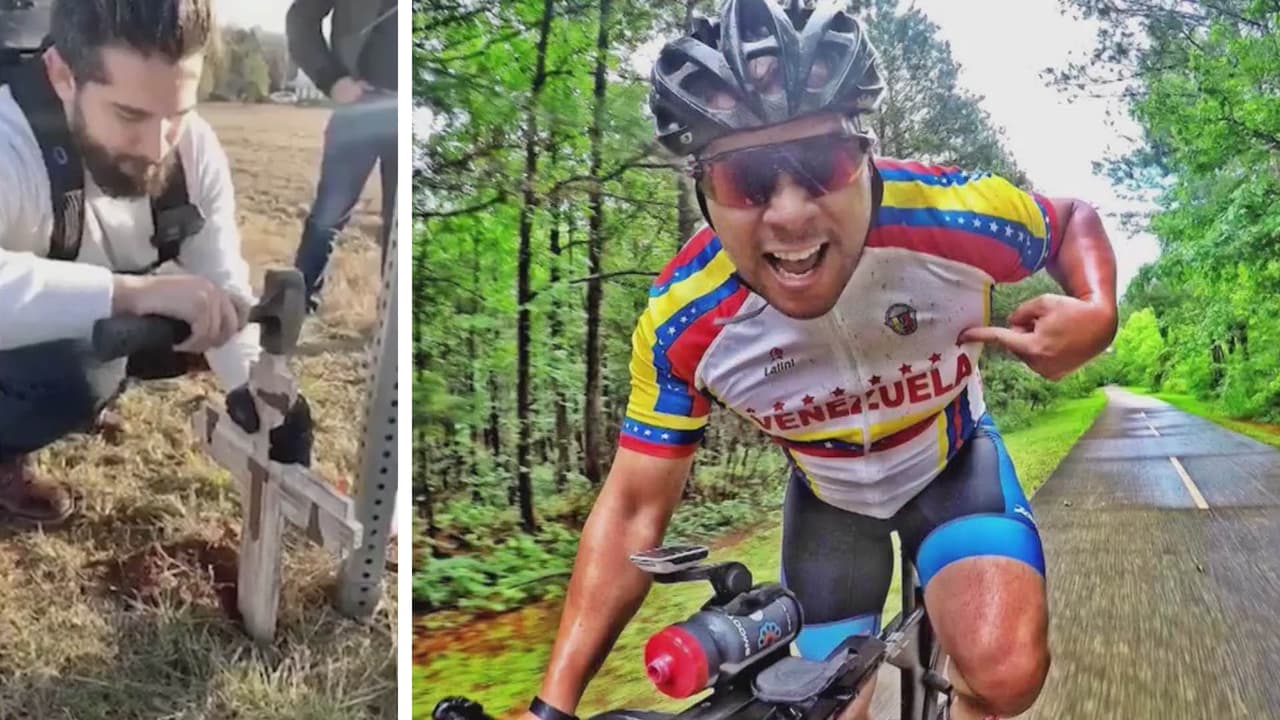 Con una cruz en carretera despiden a hispano que murió en accidente de Georgia