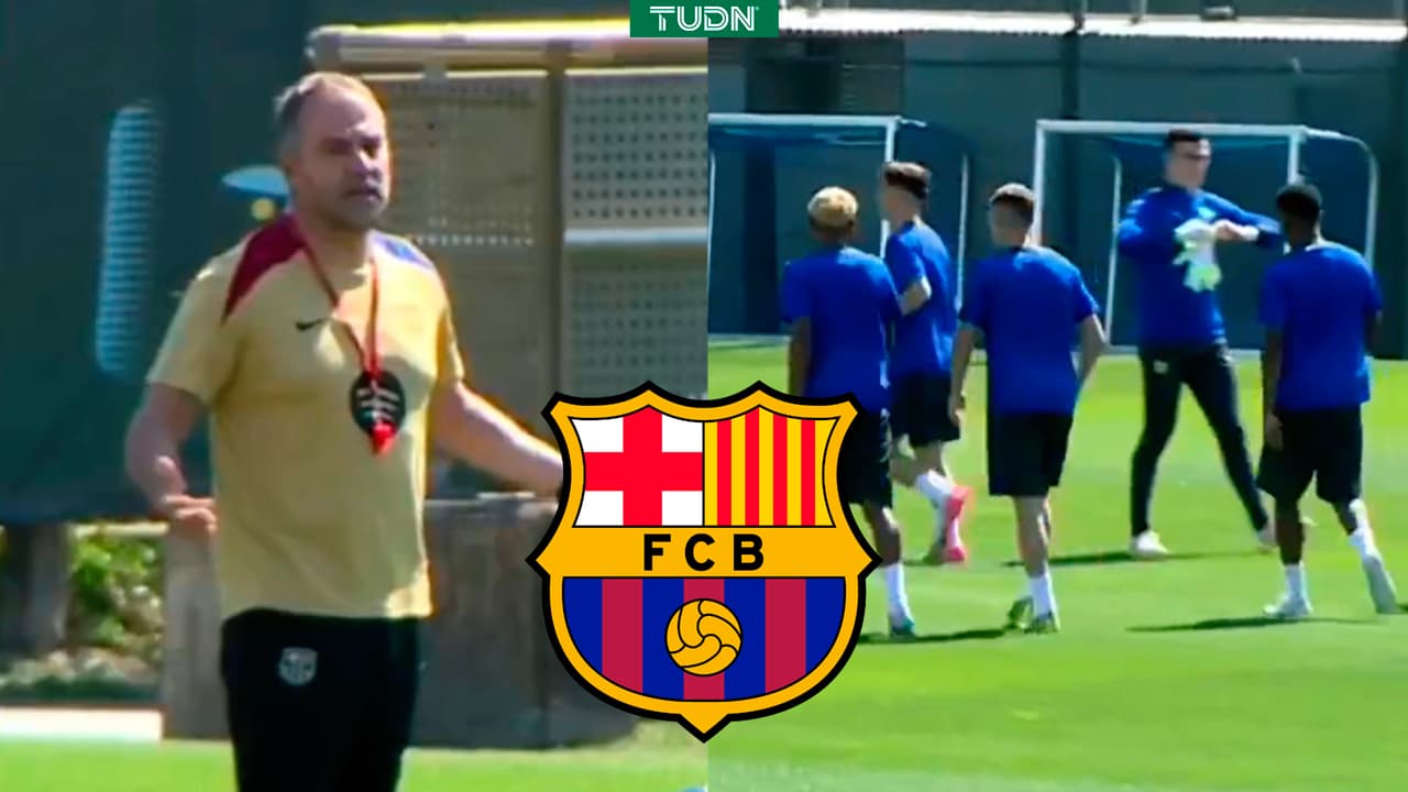 El enojo de Flick con estrellas del Barcelona por llegar tarde al entrenamiento