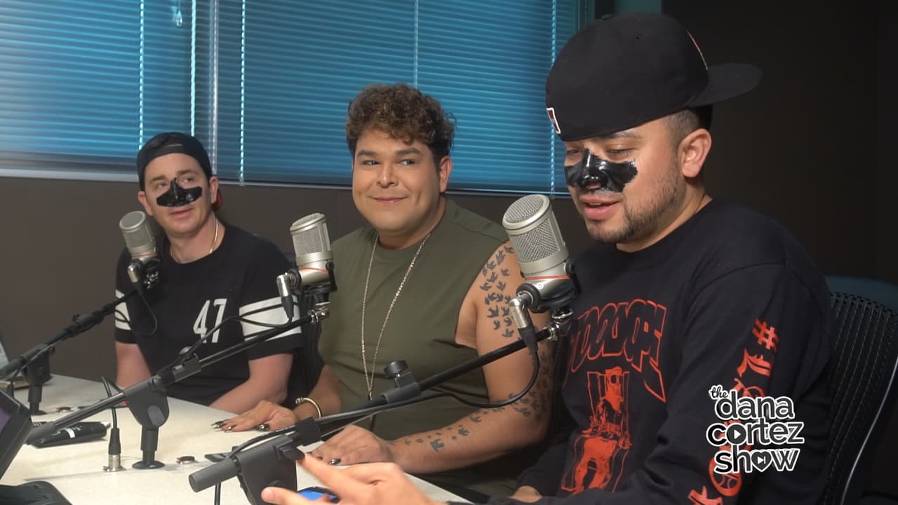 Dana Cortez Show - the men get beautified with charcoal masks