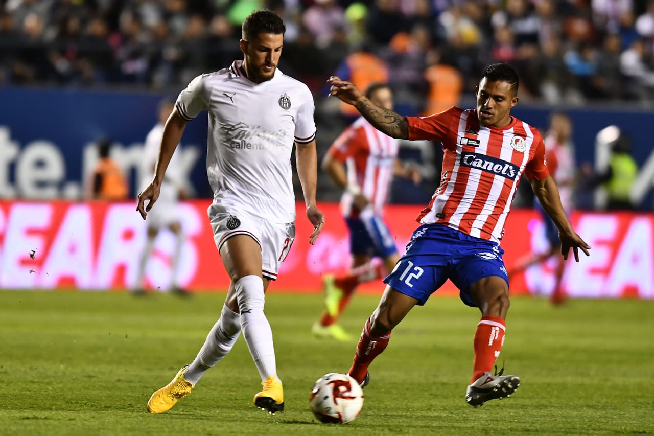 Con goles de Nicolás Ibañez y Germán Berterame por parte del Atlético san Luis y goles de Javier López y Oribe Peralta por parte del Guadalajara, Atlético san Luis y Chivas empatan en duelo con tres penales.