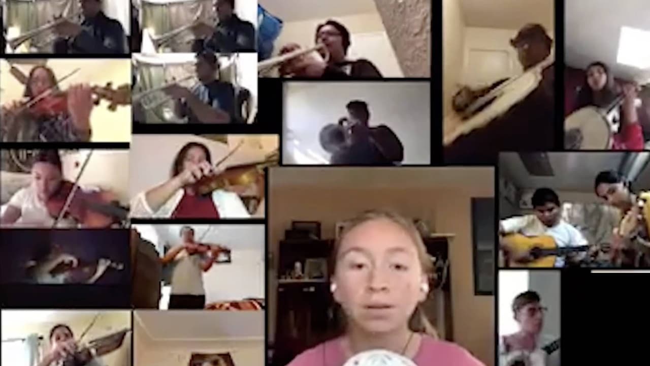 Grupo juvenil de mariachi crea un video musical en medio de crisis por el coronavirus