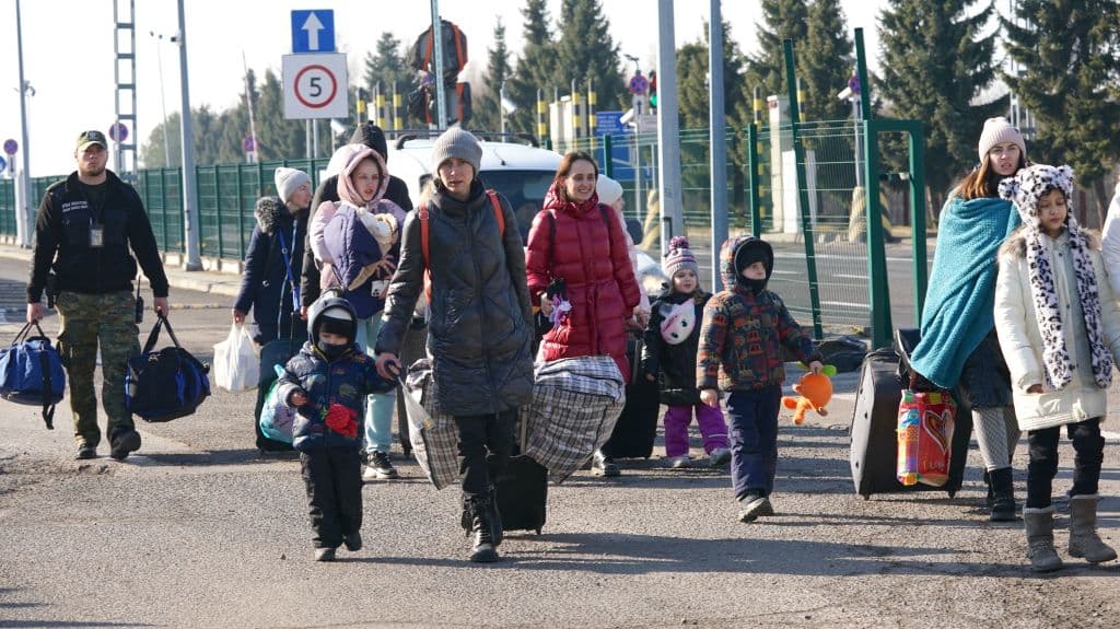 La mayoría de los refugiados se dirige a Polonia y Moldavia, aunque también llegan a Rumanía, Eslovaquia y Hungría