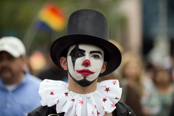 En el emblemático monumento al Ángel de la Independencia.