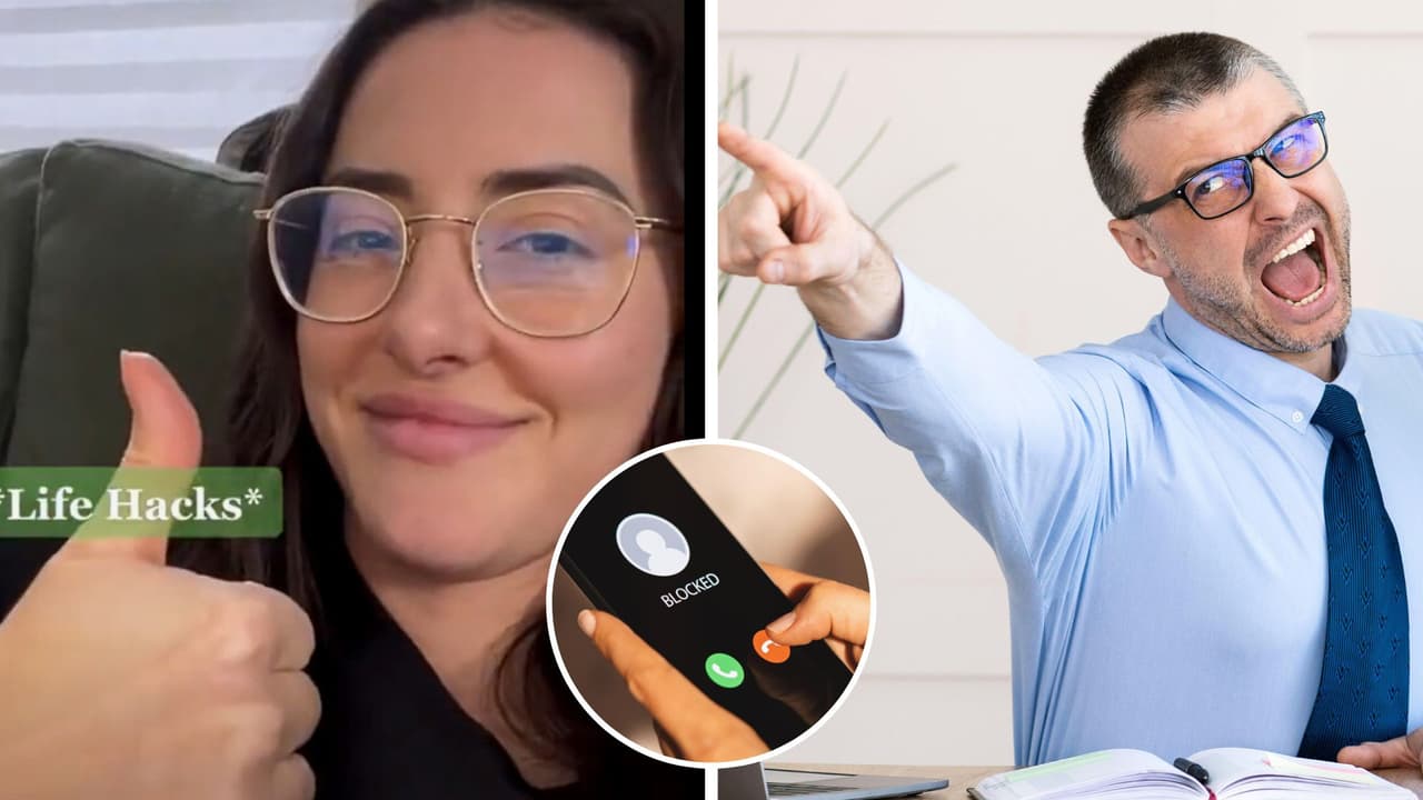 Mujer bloquea a su jefe para que no le llame en horas no laborales: lo considera un 'life hack'