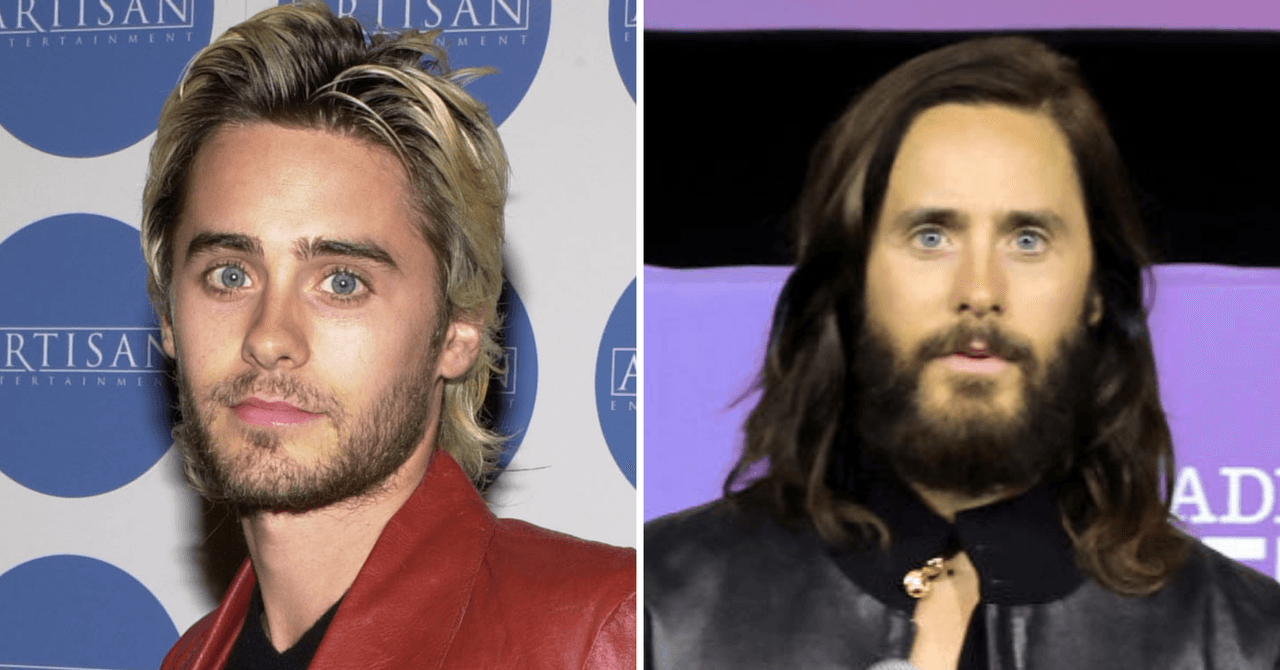 Jared Leto en el 2000 vs 2022