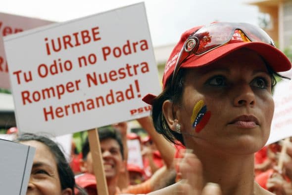 Chávez afirmó que su homólogo colombiano era "capaz de todo".