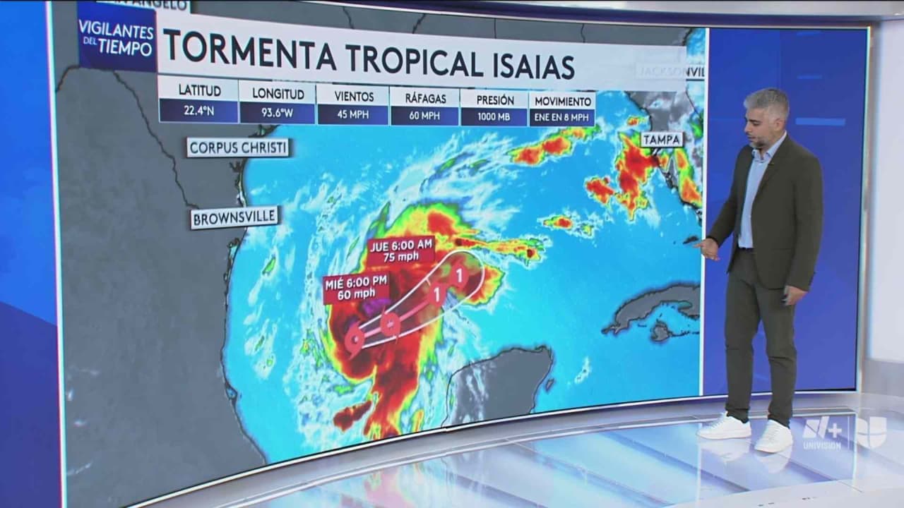 ¿Dónde se encuentra la tormenta tropical Isaías y cuándo se podría convertir en huracán?: Meteorólogo responde