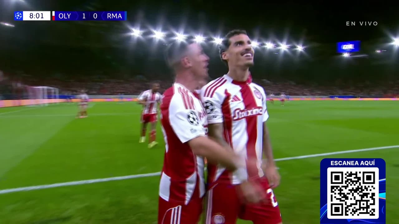 ¡Futbol total! ¡Chiquinho firma un golazo enfermo para el Olympiakos!