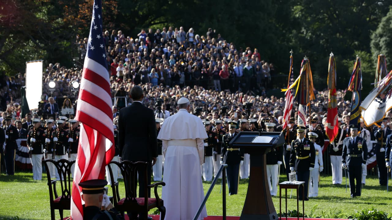 Fueron más de 15 mil invitados al fastuoso evento que se realizó en honor al Sumo Pontífice
