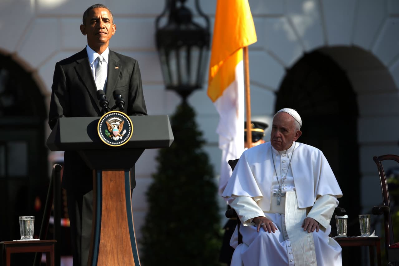 El Presidente Obama aseguró que la presencia del Papa es un ejemplo de paz que debe prevalecer en todas las naciones