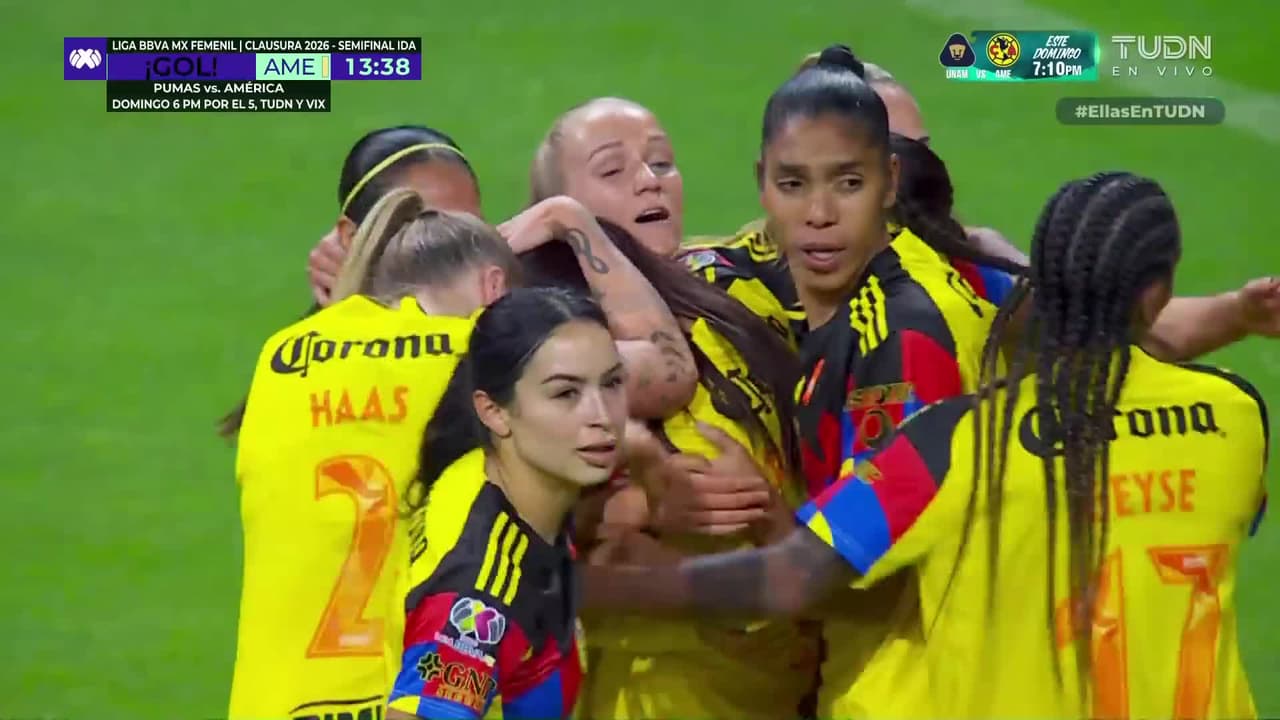 ¡América pega de nuevo! Kim Rodríguez marca de cabeza y cae el segundo