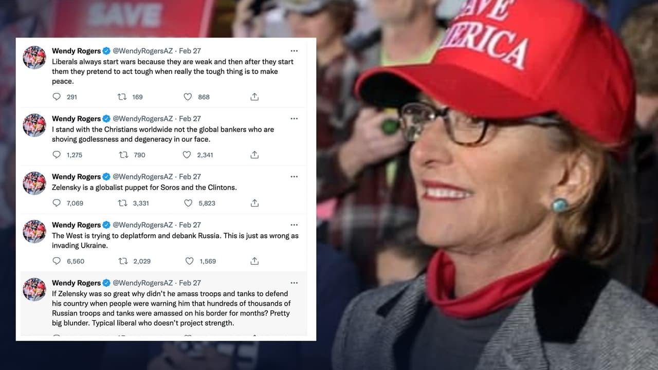 Senado de Arizona censura a Wendy Rogers "por sus comentarios que llaman a la violencia"