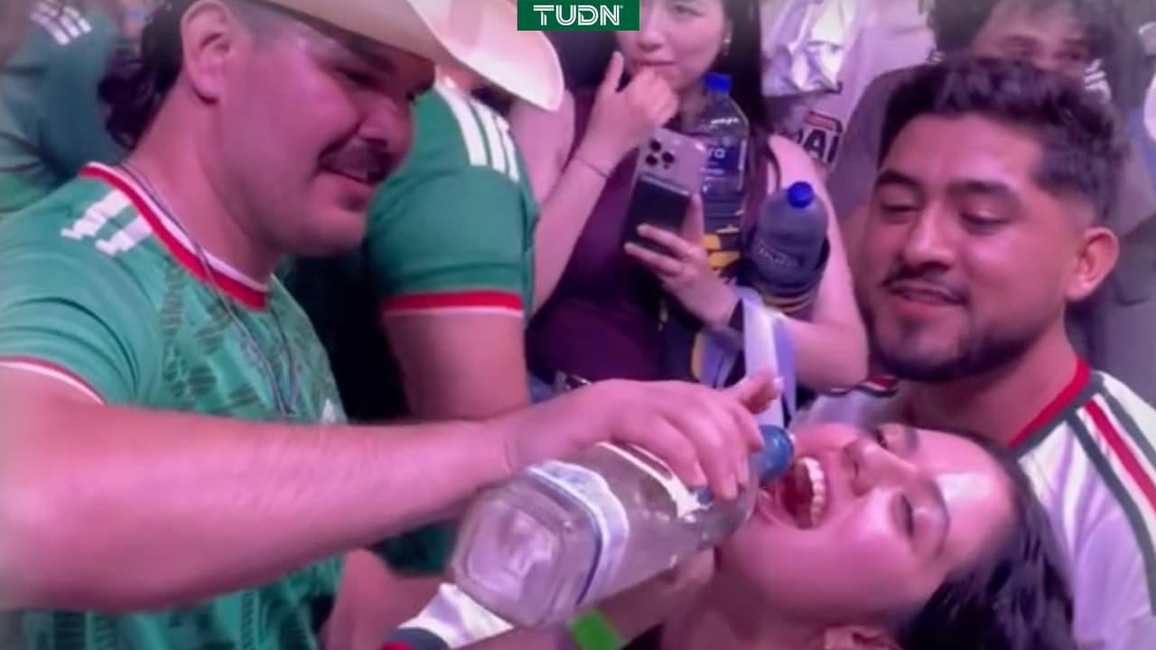Qué locura: así festejaron japoneses y mexicanos en Monterrey