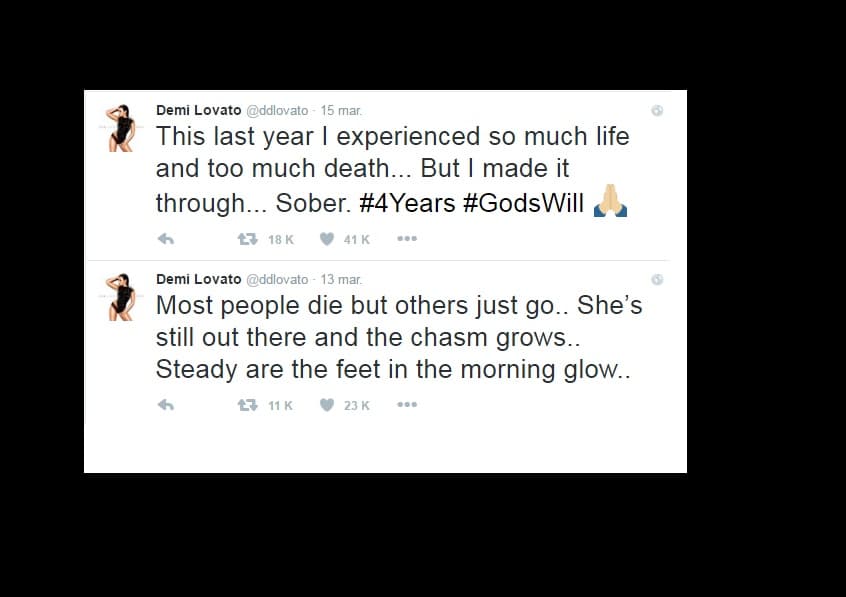 Con este mensaje en redes sociales la cantante compartió un poco de sus emociones, y sus fans no pararon de agradecerle por las lindas palabras.