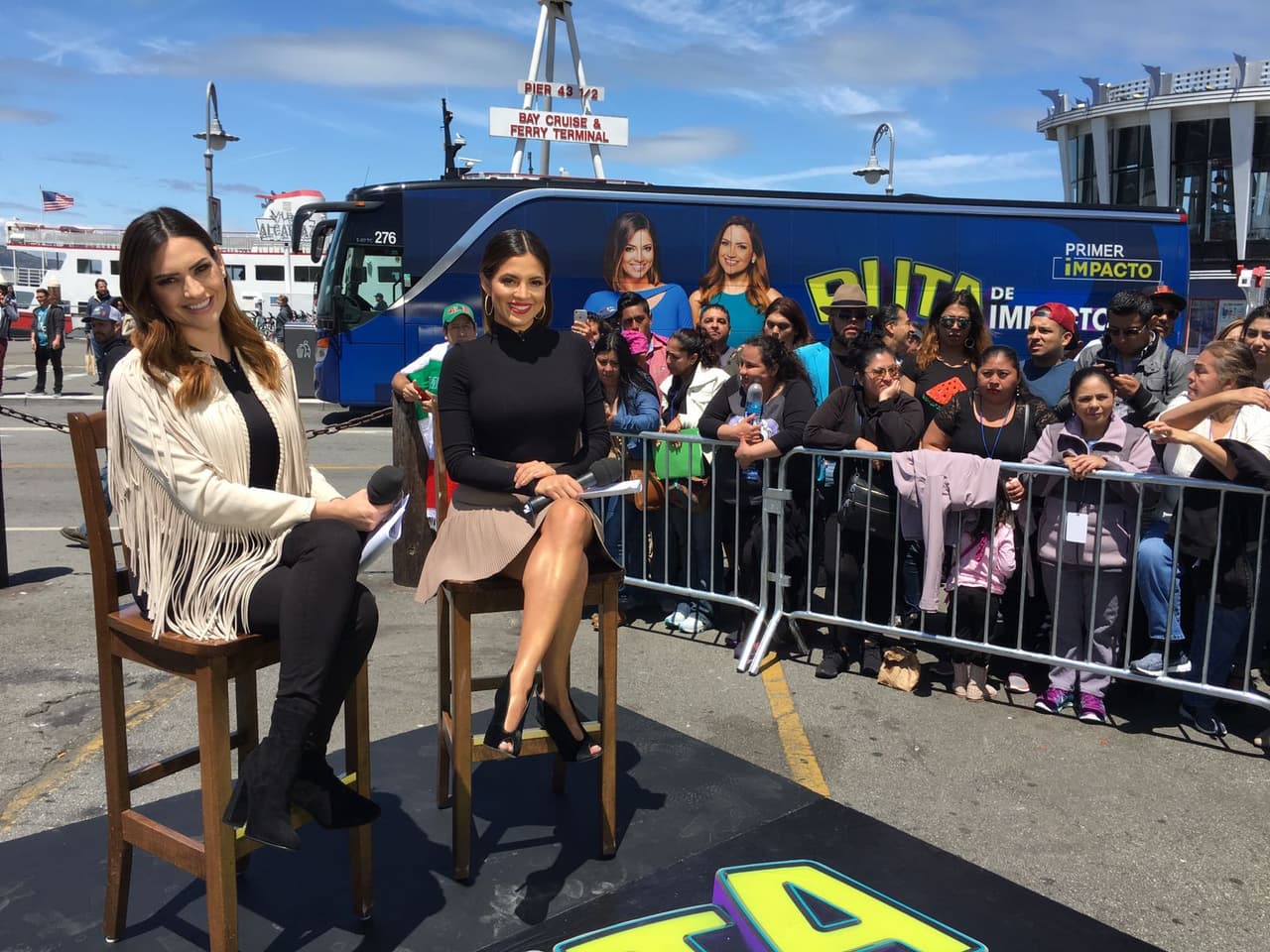 Pamela y Michelle con nuestra gente en San Francisco.