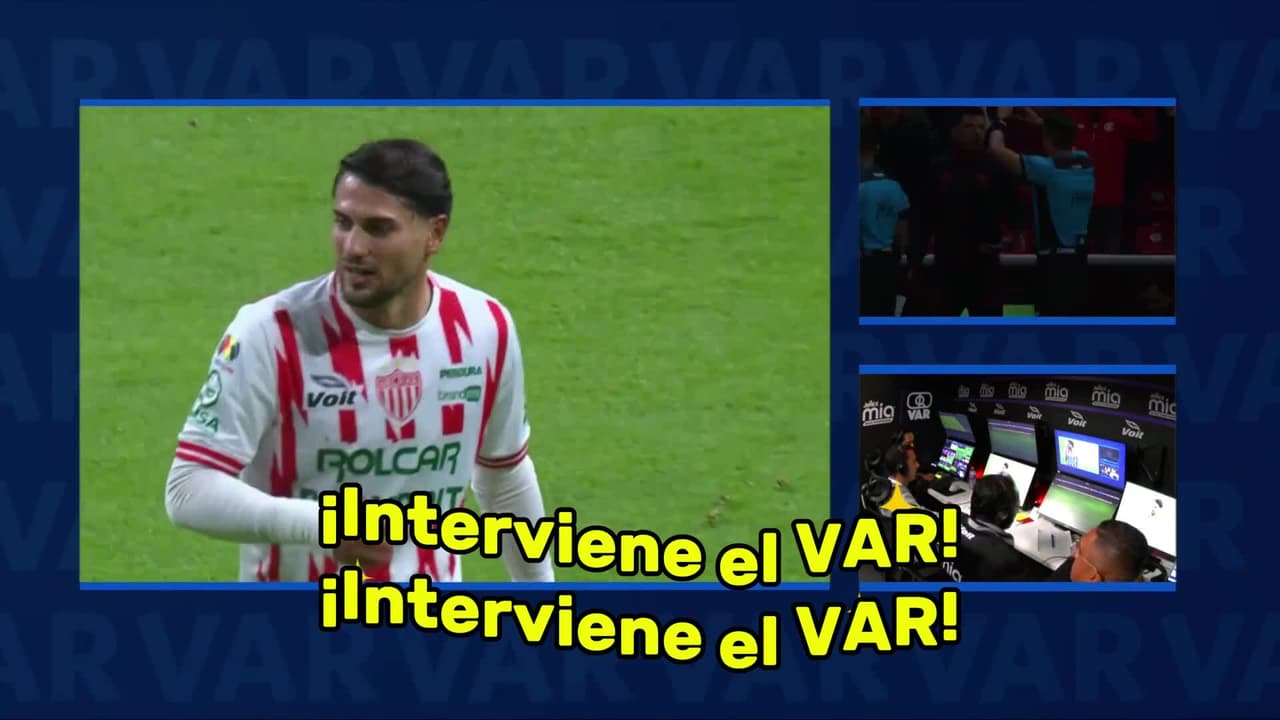 ¡Interviene el VAR en está jugada en contra de Necaxa!