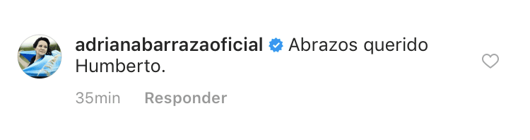 Otros como 
<b>Adriana Barraza, nominada al Oscar</b> por la película 'Amores Perros', aprovecharon para mandar abrazos a su papá.