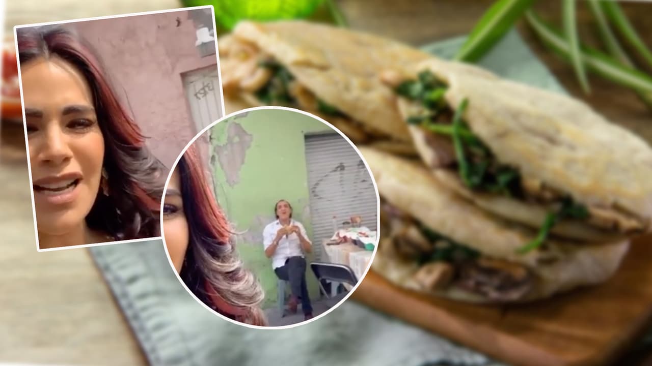 “Lo cacha tragando”: Luz Elena González muestra a Luis Felipe Tovar comiendo gorditas