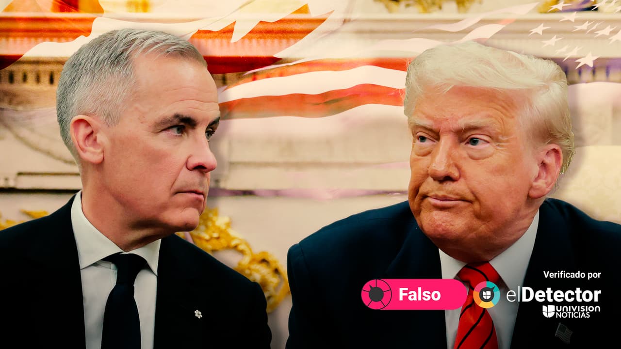 Ni el déficit comercial de Estados Unidos con Canadá es de 200,000 millones de dólares ni equivale a un "subsidio", como sugirió Trump ante el primer ministro canadiense