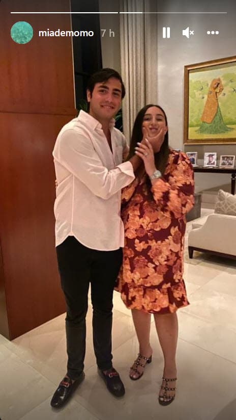 Aunque la joven de 21 años es muy reservada con su vida privada y su noviazgo, de vez en cuando comparte fotografías junto a su pareja 
<b>Gabriel Edgardo Cardoze Lewis</b>.
<br>