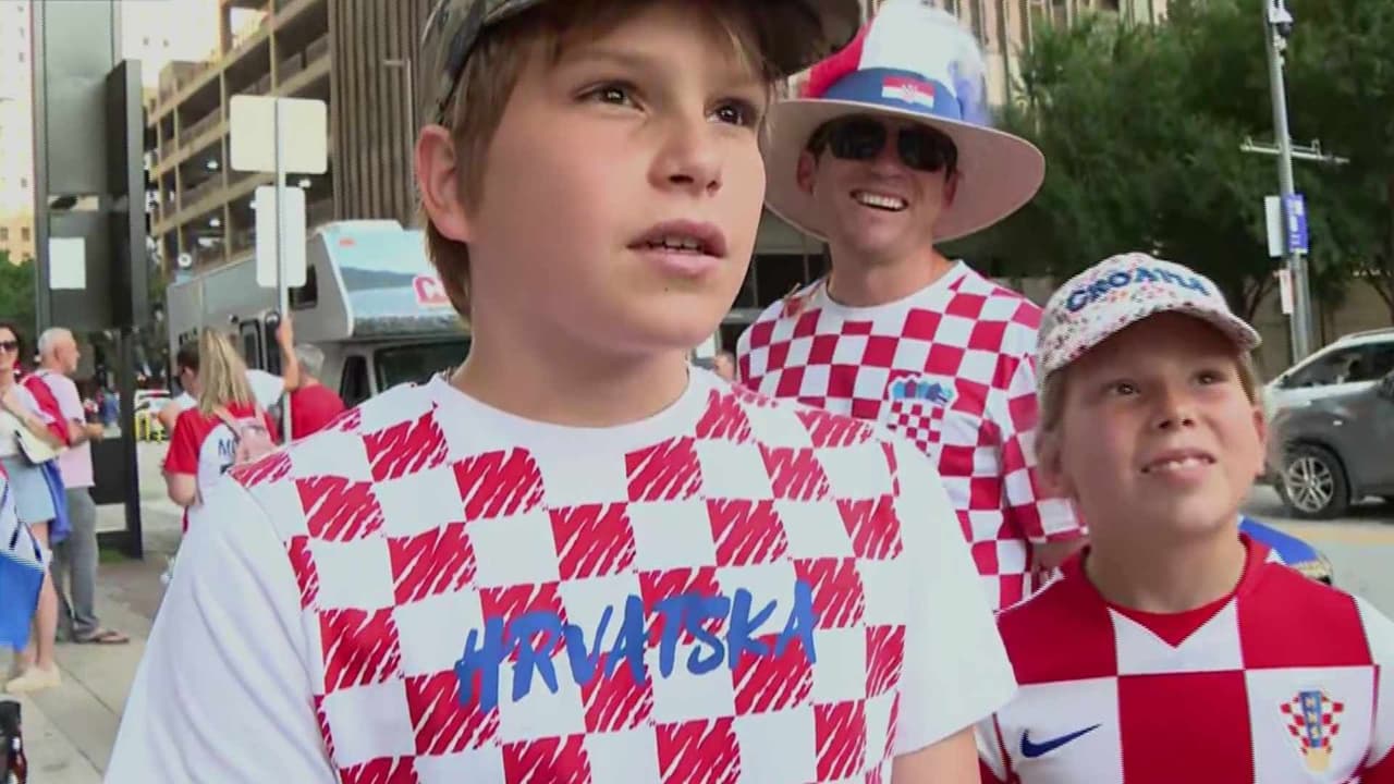 Una marea croata toma Dallas antes del choque mundialista con Inglaterra