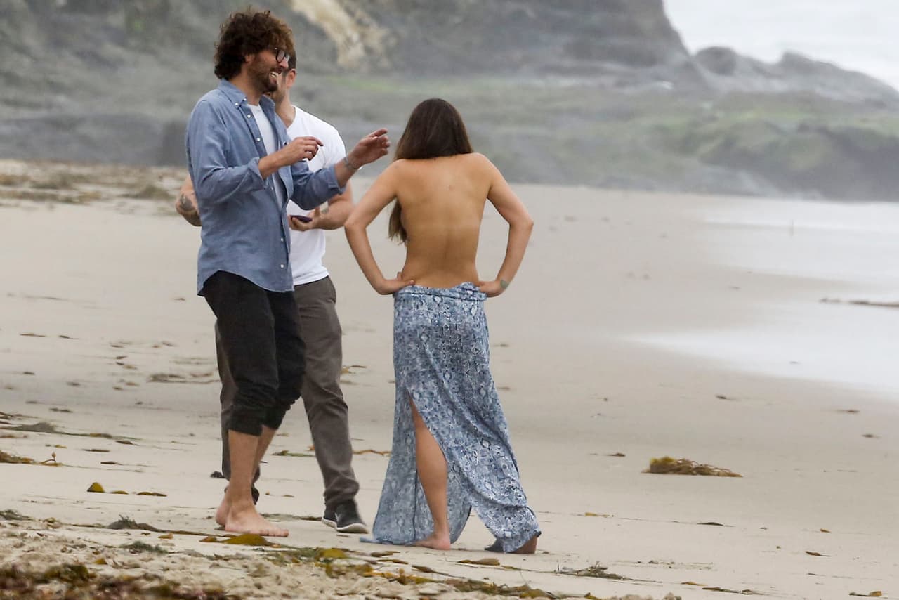 Siguió algunas indicaciones del fotógrafo.