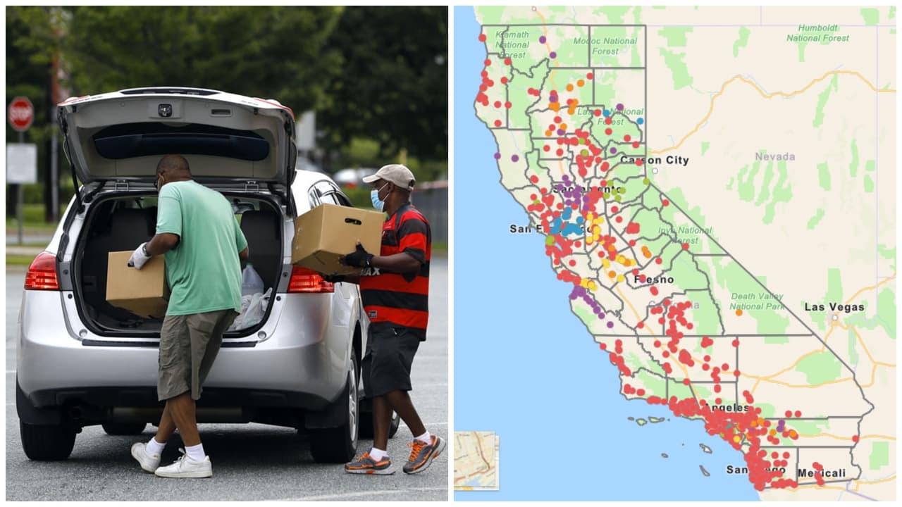 Los 1,400 puntos para retirar alimentos gratis en California sin importar tu estatus migratorio