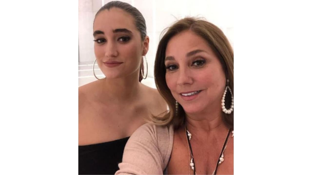 Gaby Rivero y su hija