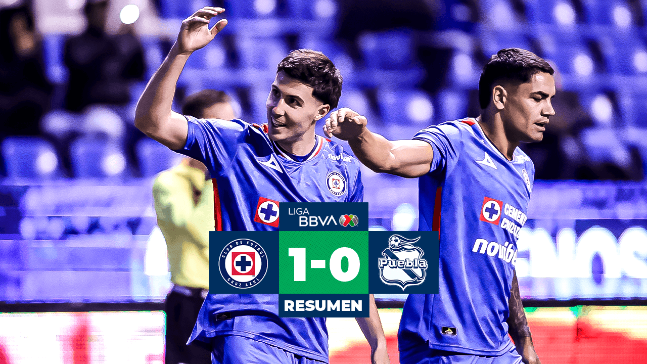 Resumen | Cruz Azul le saca la victoria al Puebla en un dramático final de partido