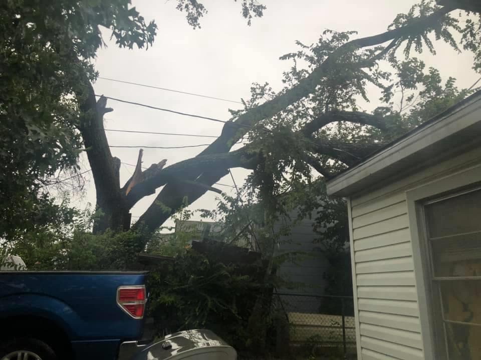 Una televidente compartió con Noticias 23 fotografías de daños ocasionados por las fuertes lluvias en su casa.
<br>