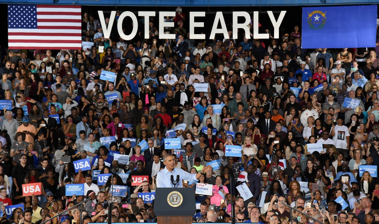 Así es como los demócratas sacan ventaja en el voto anticipado en Nevada