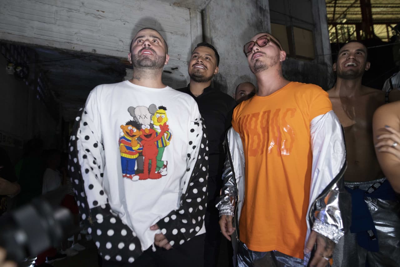 J Balvin presenta su colección de moda en Colombiamoda 2018.