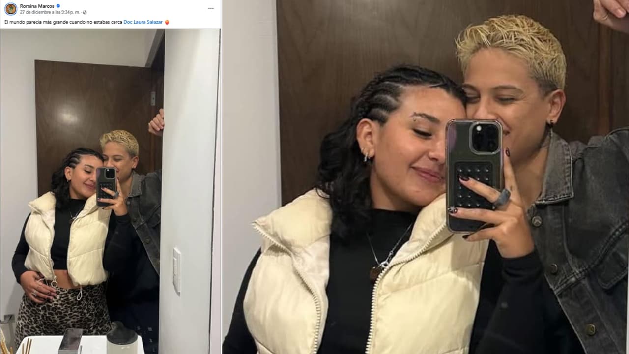 Romina Marcos presentó a su novia, Laura Salazar.