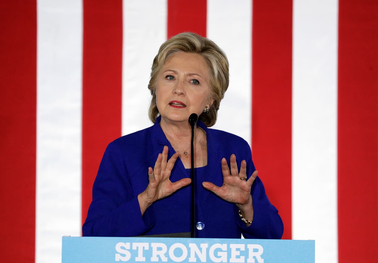 Clinton en el evento en Las Vegas, Nevada