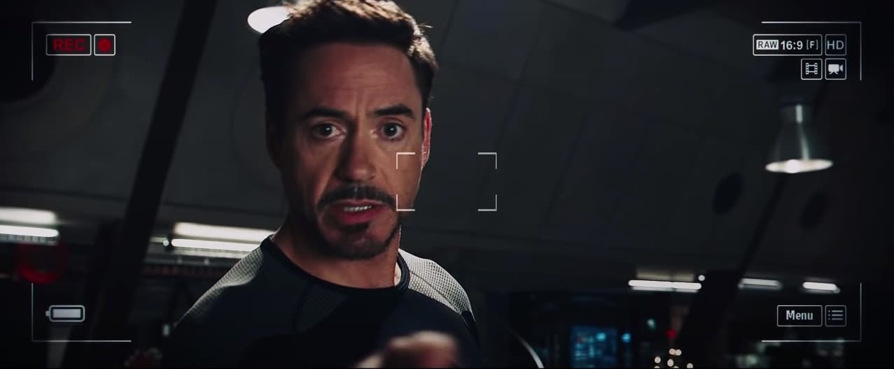 Robert Downet Jr. como Iron Man